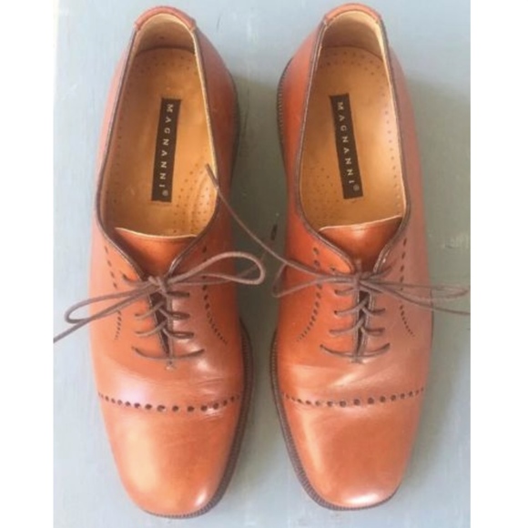 Magnanni Other - MAGNANNI pascual brown leather oxfords- Size 9 M